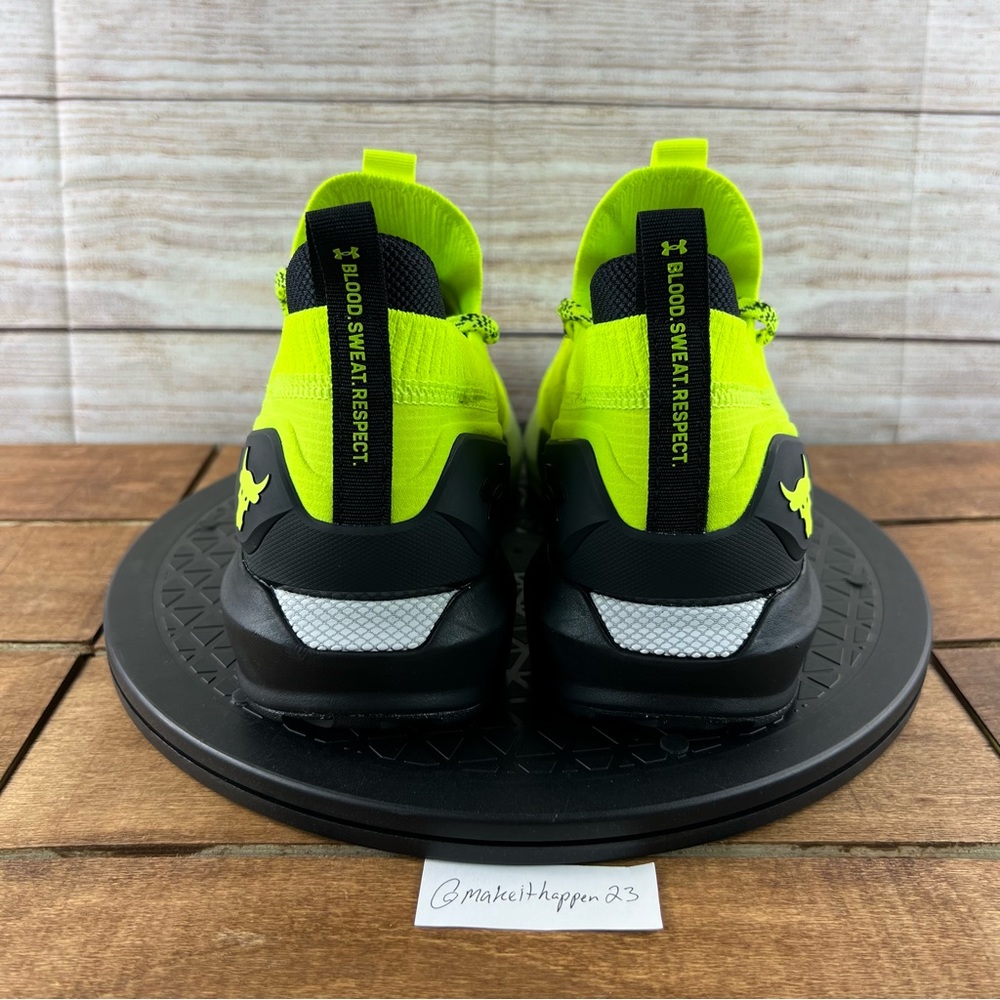 Under Armour UA Project Rock 3 HOVR Volt Black - Picture 4 of 7